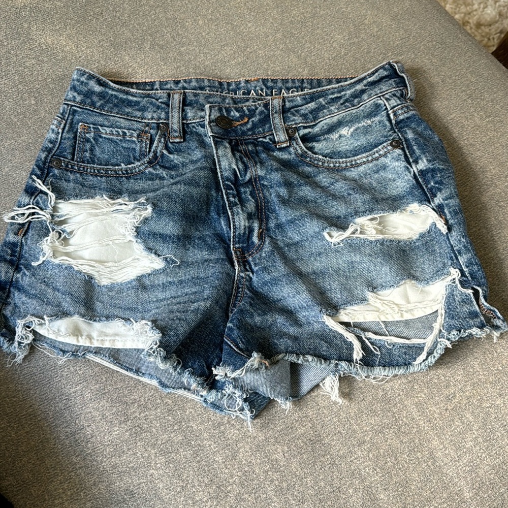 Denim shorts